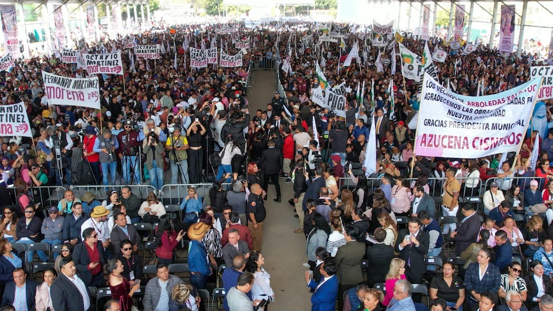Durante los primeros 12 meses de la Administración 2025-2027 se reforzó la seguridad, lo que permitió disminuir hasta en 50 por ciento los delitos de alto impacto. Foto: especial