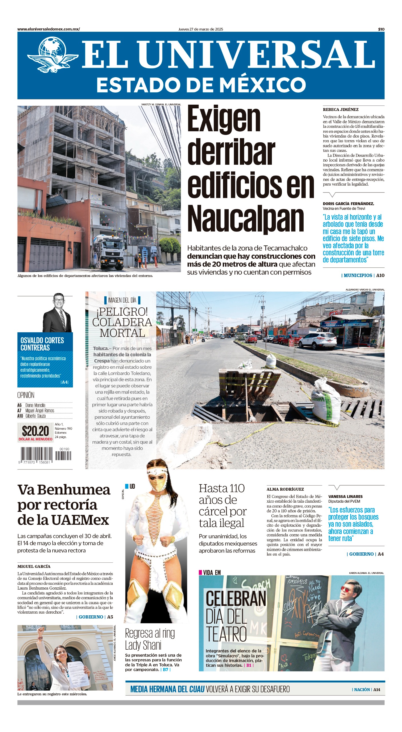 Portada 27 de marzo 2025