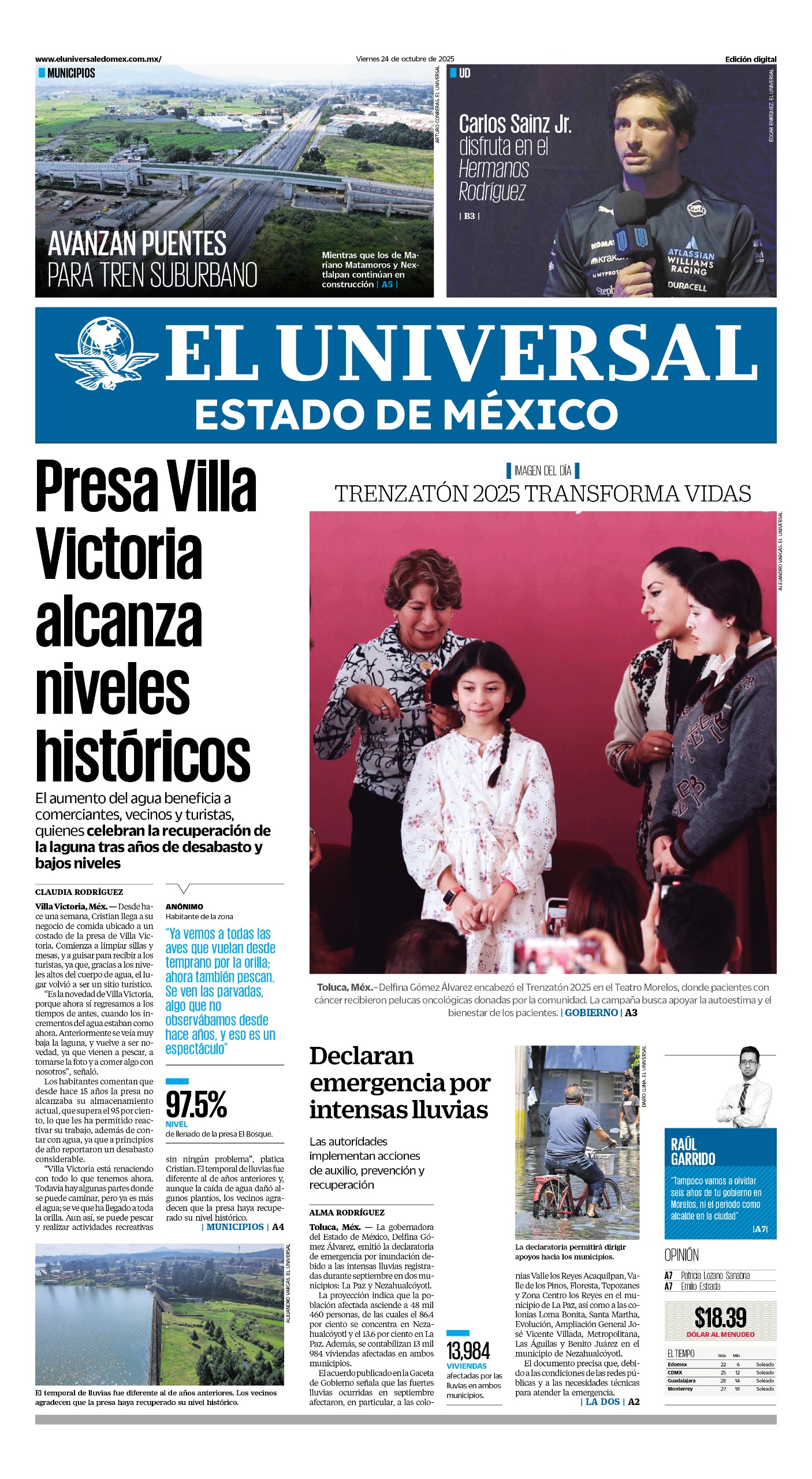 Portada 24 de octubre 2025