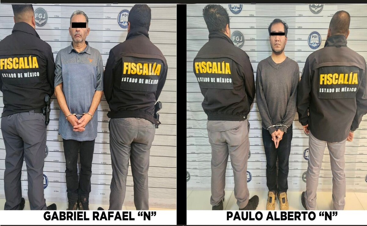 Gabriel Rafael “N” y Paulo Alberto “N” están detenidos / Foto Especial
