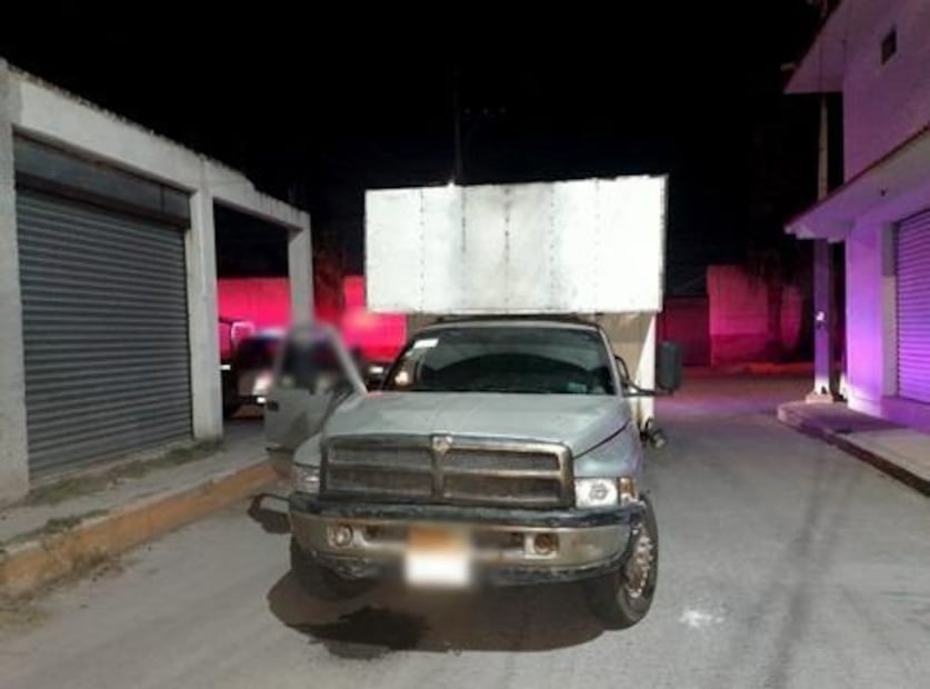 La unidad de carga, que contaba con equipo de trasvase, fue localizada tras una persecución preventiva. Foto: especial