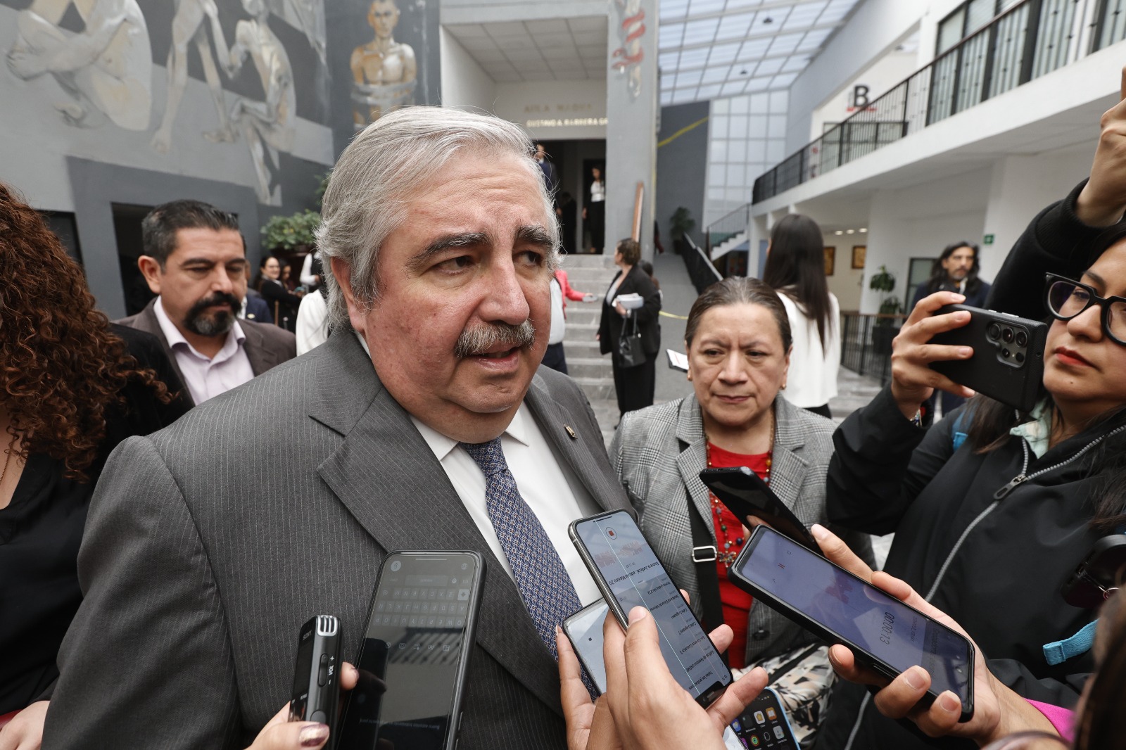 El magistrado presidente del Tribunal Superior de Justicia del Estado de México afirmó que ola entidad tiene hasta 180 días para instrumentar la Reforma Judicial. Foto Jorge Alvarado