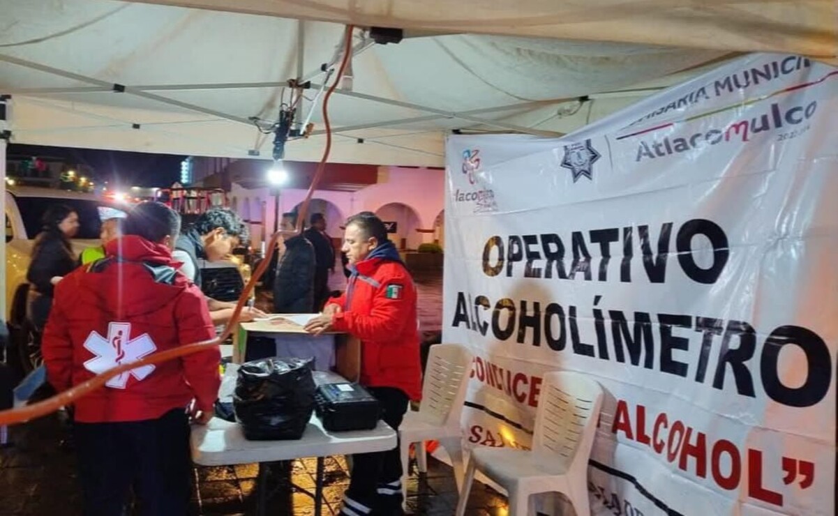 El Alcoholímetro busca prevenir accidentes de tránsito, los cuales incrementan hasta un 20% en esta temporada. Foto: Especial