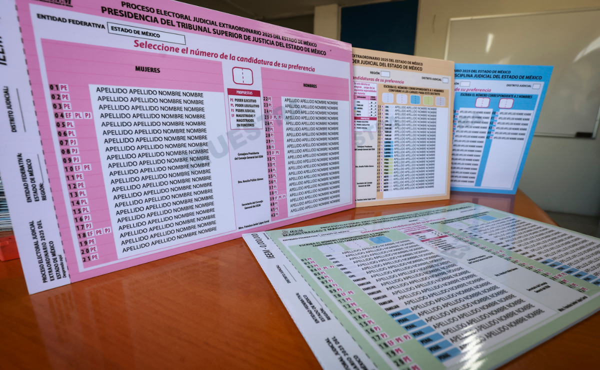 Detalles de las boletas: seis federales y cuatro estatales para elegir a las autoridades judiciales. Foto: Alejandro Vargas