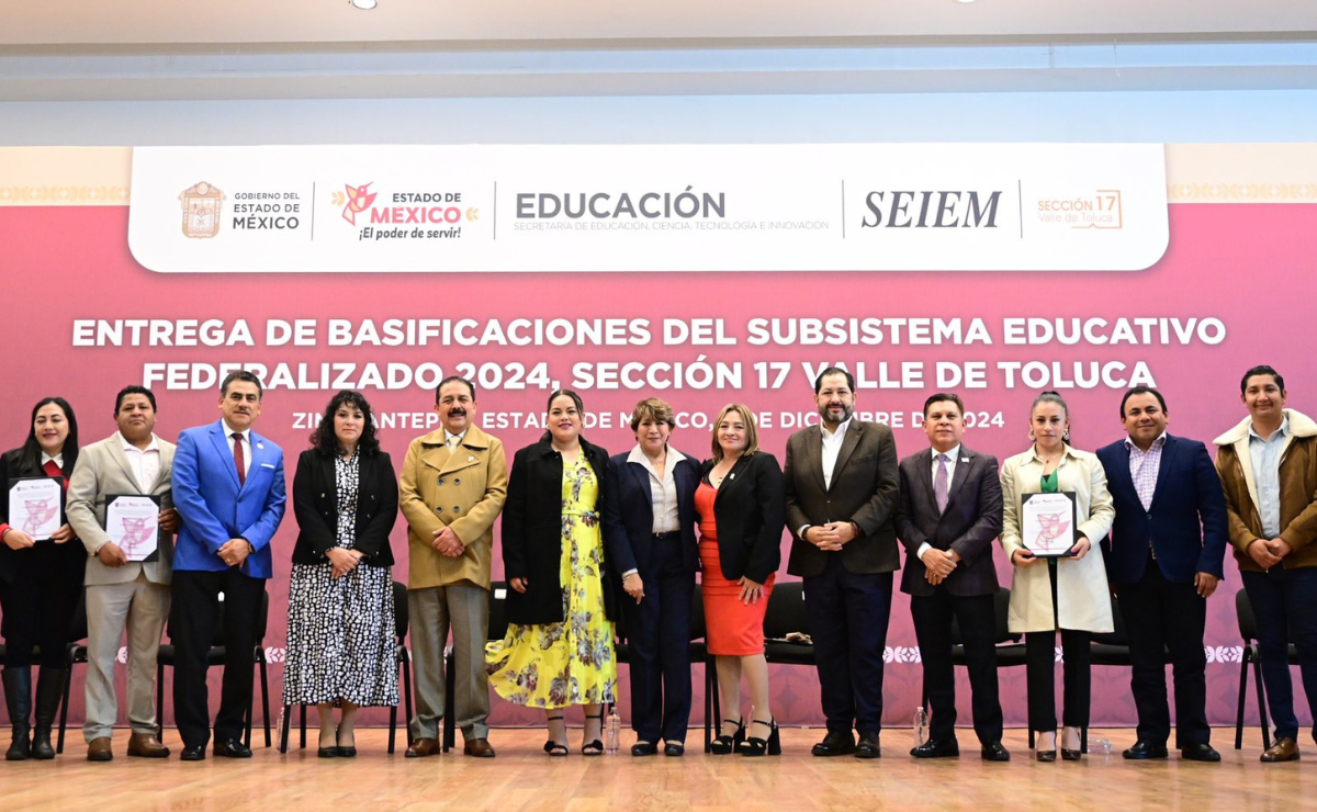 Delfina Gómez cumple promesas docentes con nombramiento definitivo Foto: Especial