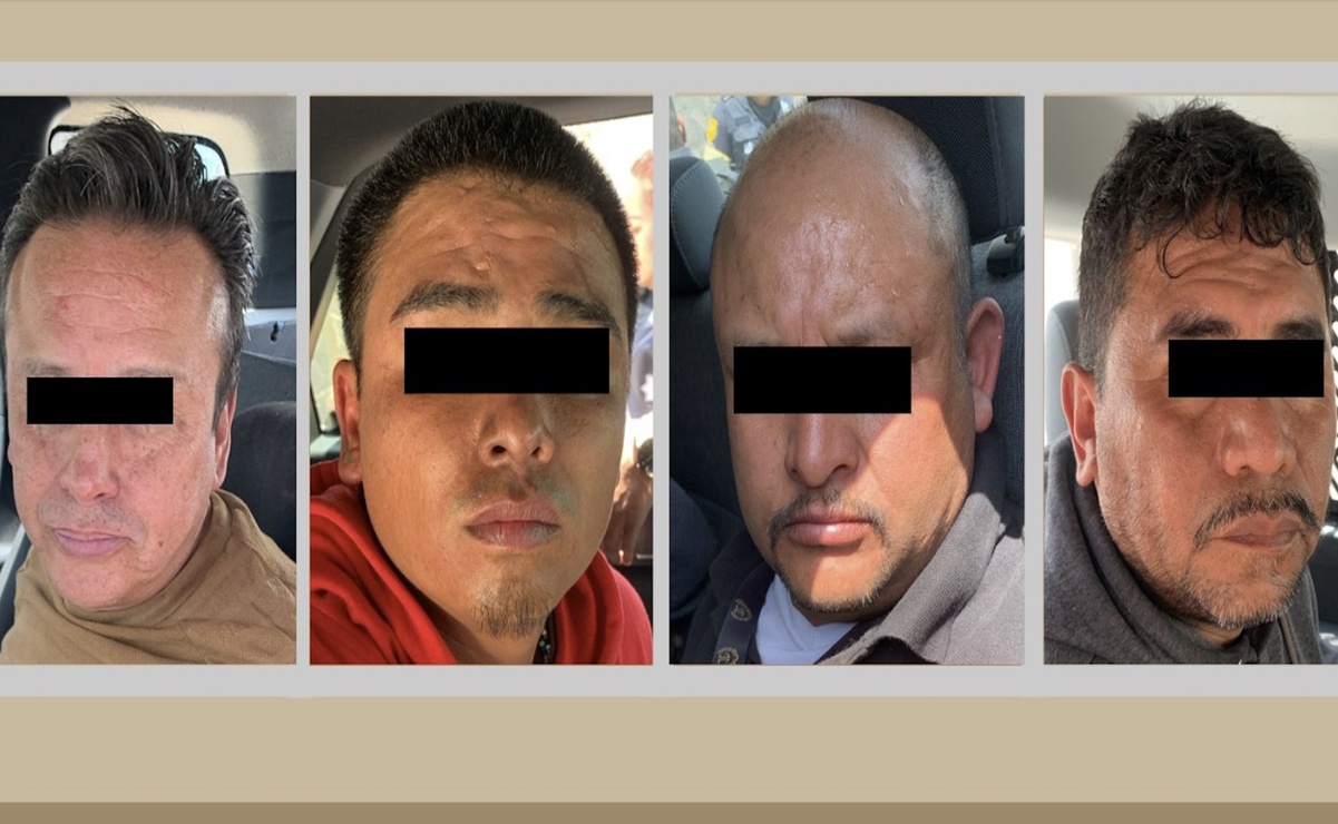 Acolman: Cuatro hombres arrestados por robo con violencia a transportista