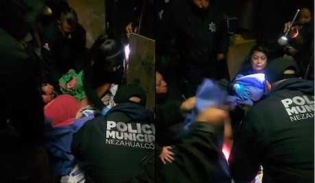 Policías de Nezahualcóyotl auxilian parto de gemelos en una vivienda