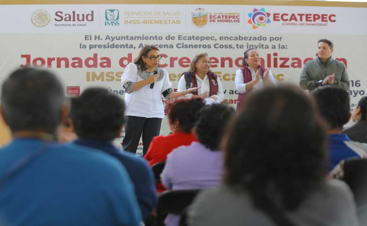 De acuerdo con la alcaldesa Azucena Cisneros en Ecatepec son casi 600 mil personas carecen de seguridad social / Foto: Especial