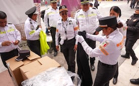 ¿Adiós a las "mordidas"? Policías de Tránsito en Los Reyes La Paz usarán cámaras corporales obligatorias