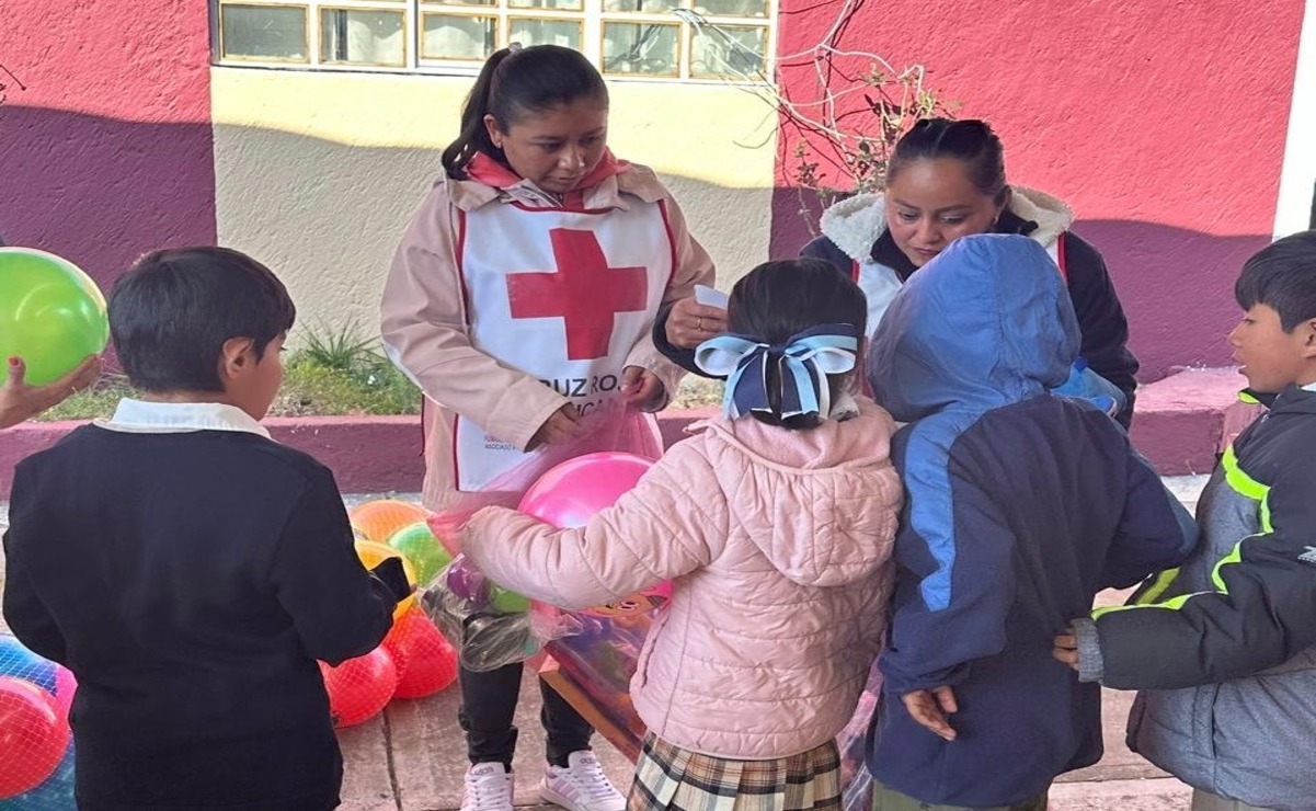 Los niños se mostraron felices / Foto: Michelle Sánchez