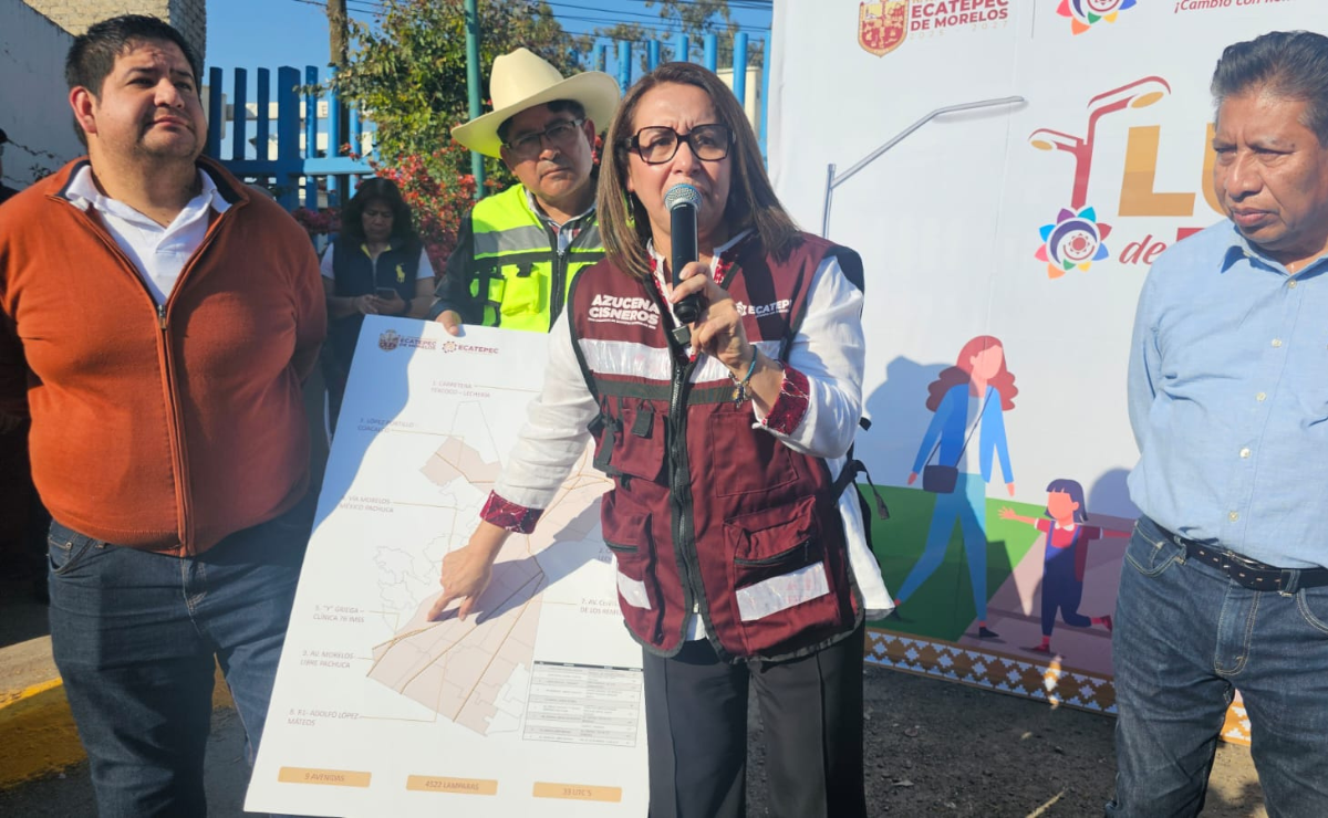El gobierno de Ecatepec ilumina el camino hacia un futuro mejor. Foto: Especial