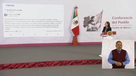 Trump elogia a Claudia Sheinbaum tras llamada: "México tiene una líder maravillosa e inteligente"