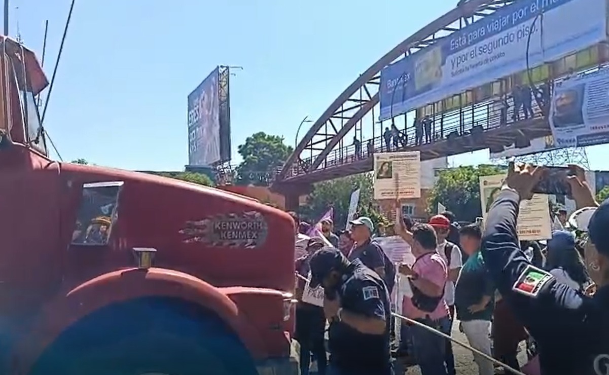Tensión en Naucalpan: Motociclistas agreden a manifestantes que exigen la aparición de Kimberly Moya