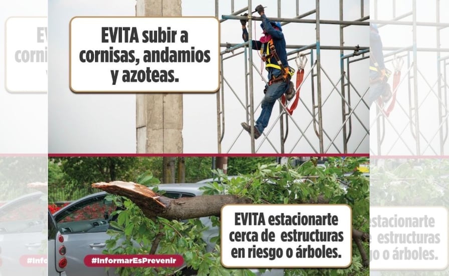 Tormenta eléctrica azota el Oriente del Edomex; Protección Civil emite estas recomendaciones

