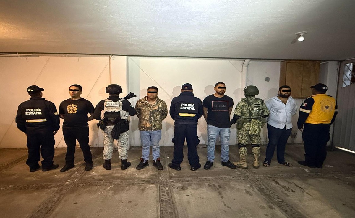 Detienen a cuatro presuntos miembros del Cártel Jalisco Nueva Generación en Ocoyoacac
