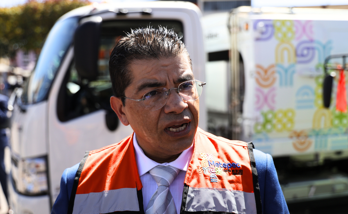 Subdirector de limpia de Metepec, Osvaldo Chavez Fiesco Foto: Arturo Hernández