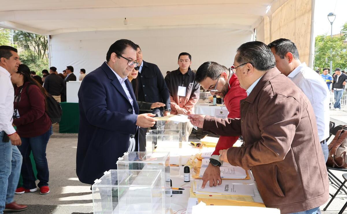 La UAEMéx hizo la Jornada de Votación para la Elección para elegir a la titular de la Rectoría para el Periodo Ordinario 2025-2029. Foto: Especial