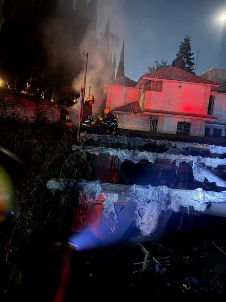 El fuego comenzó la madrugada de este jueves 1 de enero, en el marco del año nuevo 2026. Foto: especial