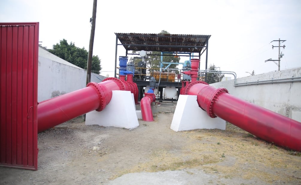 La renovada planta potabilizadora Emiliano Zapata, en Alborada de Aragón, ya dota de agua limpia a 30 mil vecinos de la región. Foto Especial