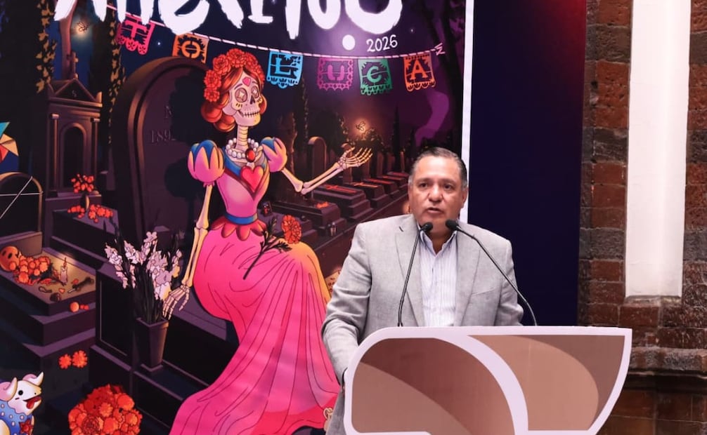 El alcalde Ricardo Moreno anuncia el proyecto de estudio integral del subsuelo junto a destacados especialistas de la UNAM. Foto Especial