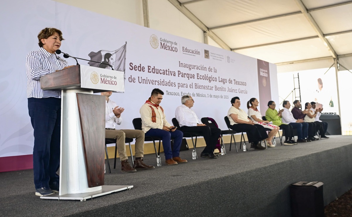 Delfina Gómez advierte que la juventud del Estado de México cuenta con una nueva opción para acceder a estudios de nivel universitario / Foto: Especial