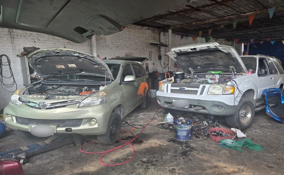 En el sitio fueron aseguradas autopartes / Foto Especial