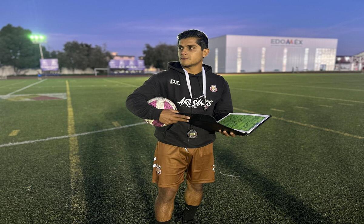 En 2023, Alexis Ochoa se unió al proyecto de Artesanos de Metepec FC. Foto: Alejandra Santillán.