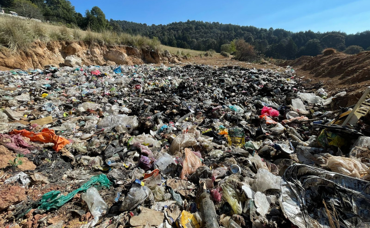 Más de 90 toneladas de basura contaminan el Ejido Santa Rosa Foto: Michelle Sánchez