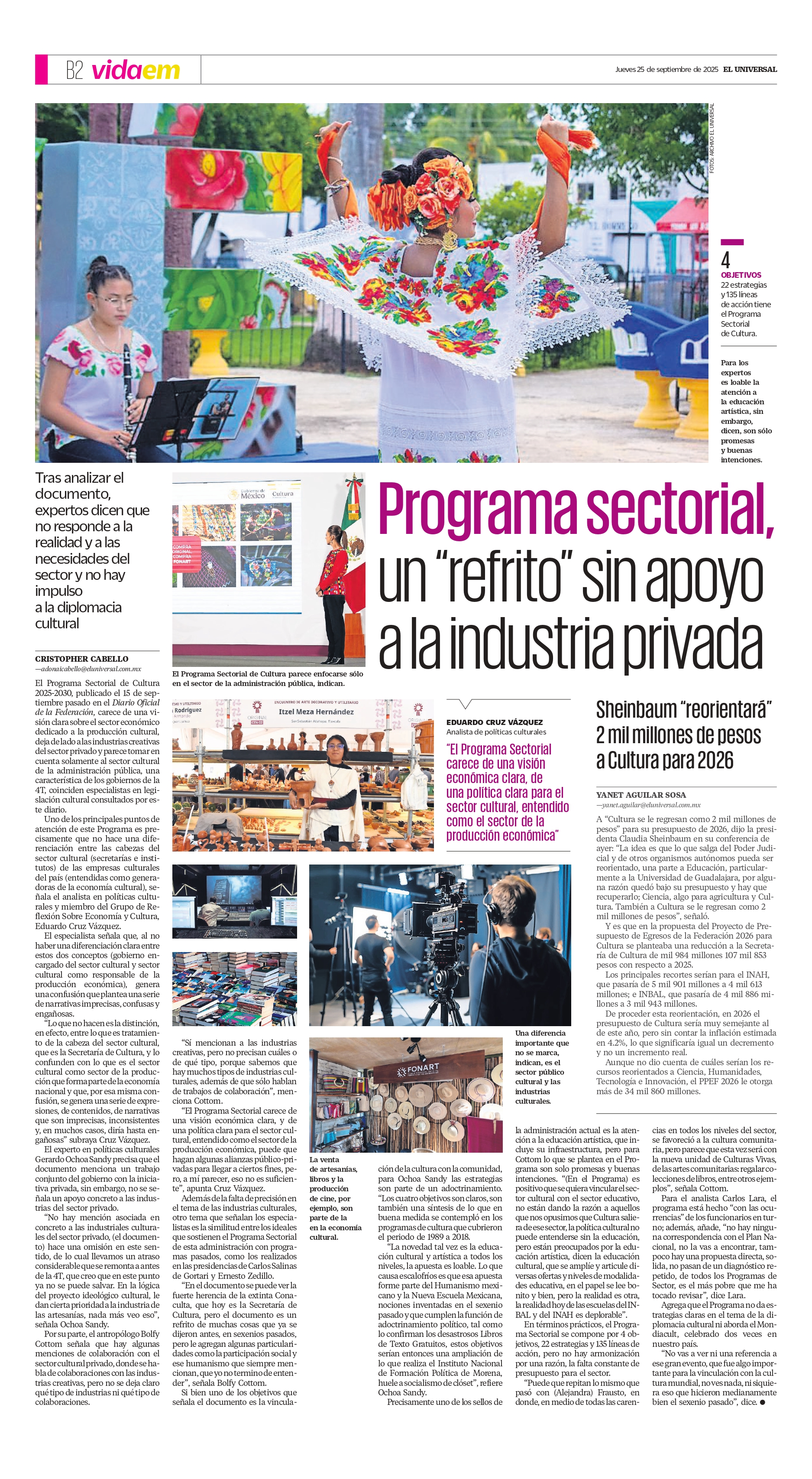 Portada 28 de septiembre 2025