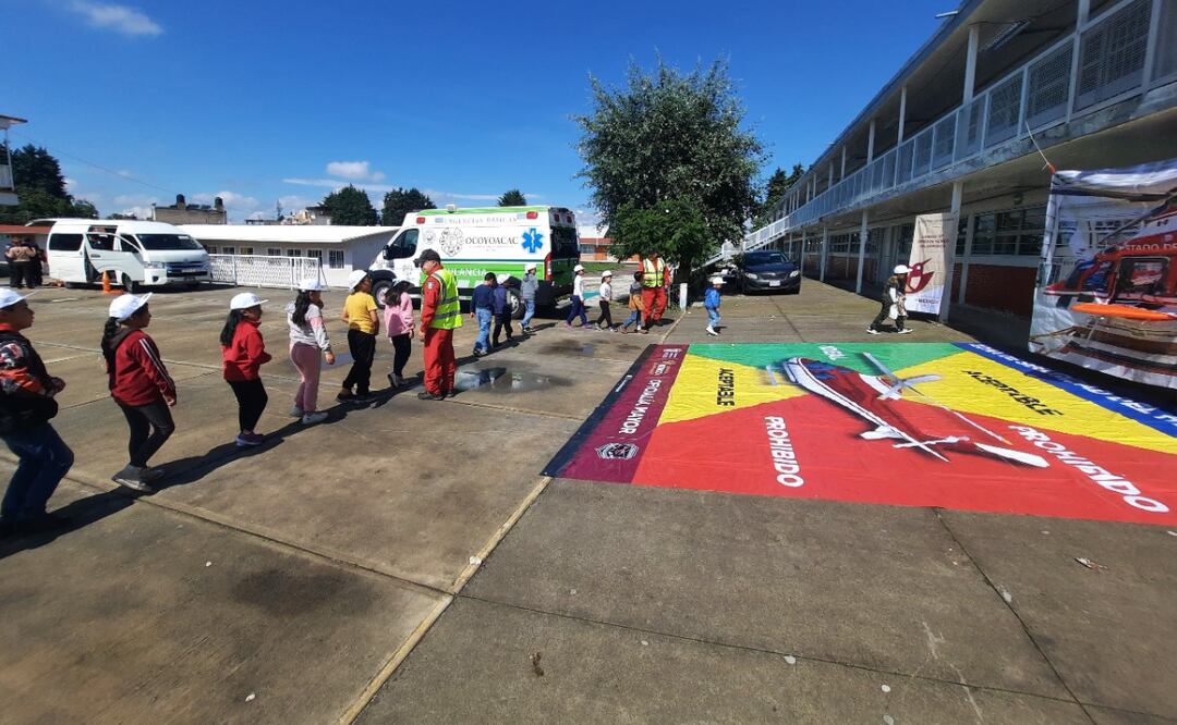 Preparando a los más pequeños: Niños de 6 a 12 años aprenden sobre prevención y autocuidado en el Taller de Verano de Protección Civil Edomex. Foto: Especial
