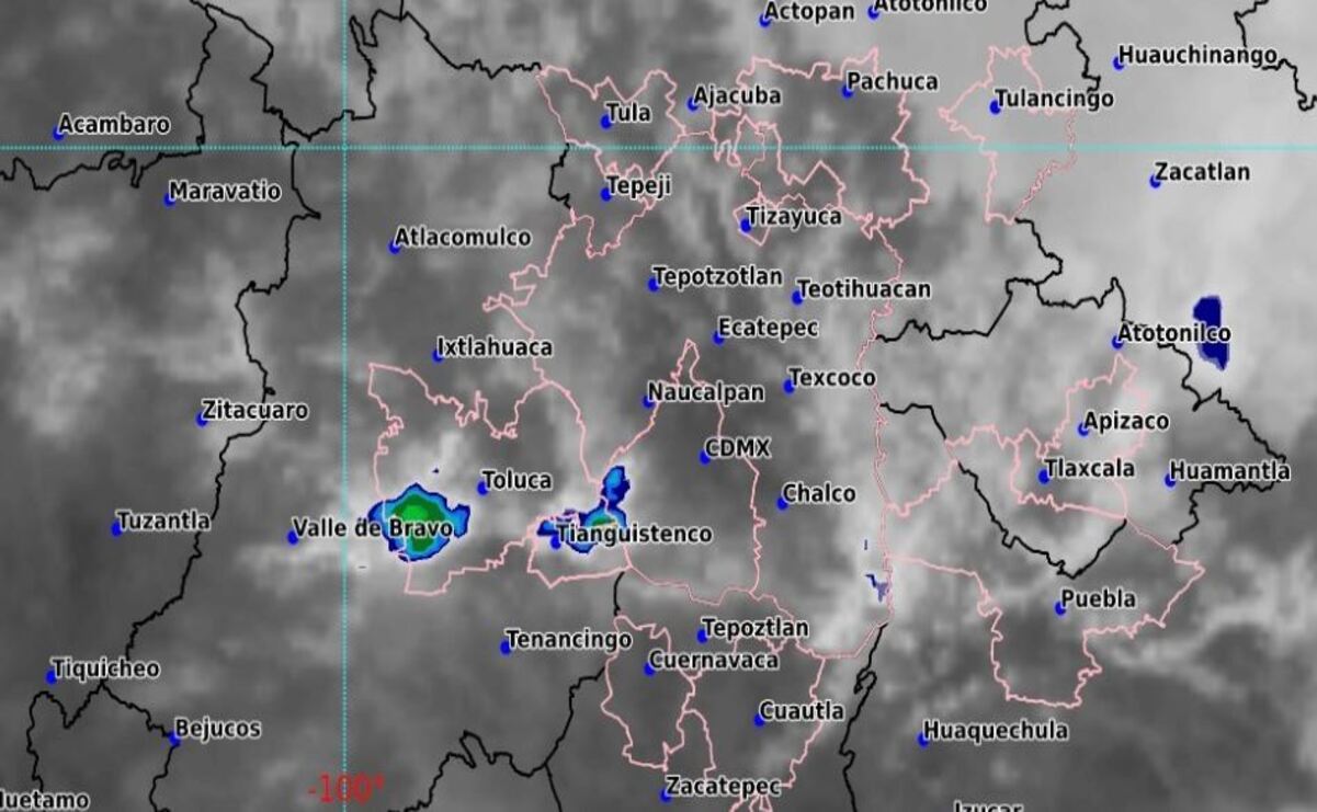 Clima en Edomex: cielo medio nublado a nublado con lluvia aisladas