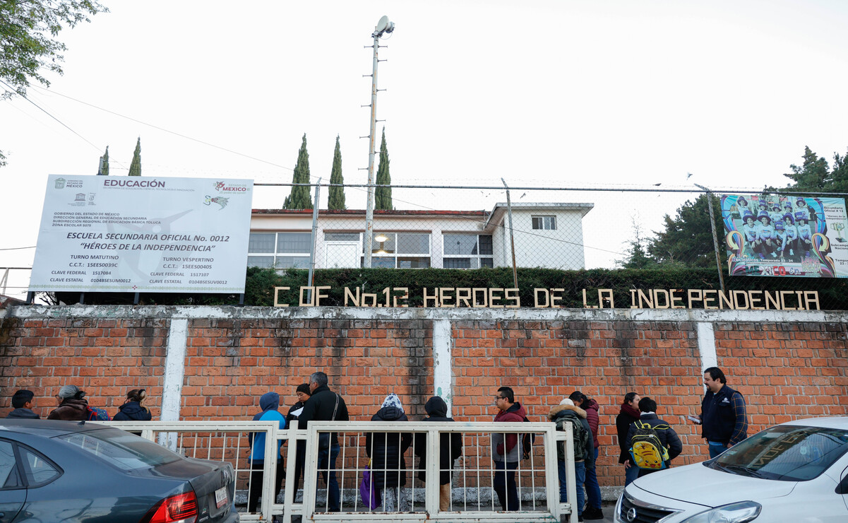 La falta de condiciones sanitarias es la razón por el retraso de las clases. Foto: Arturo Hernández / El Universal Edomex