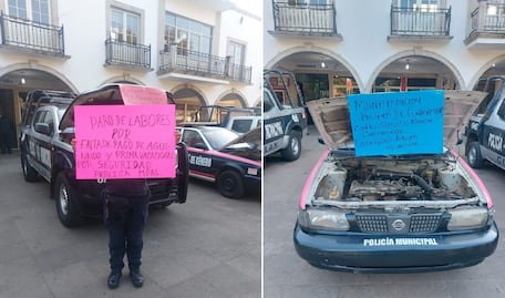 Policías de Ocuilan se van a paro de actividades por falta de pago