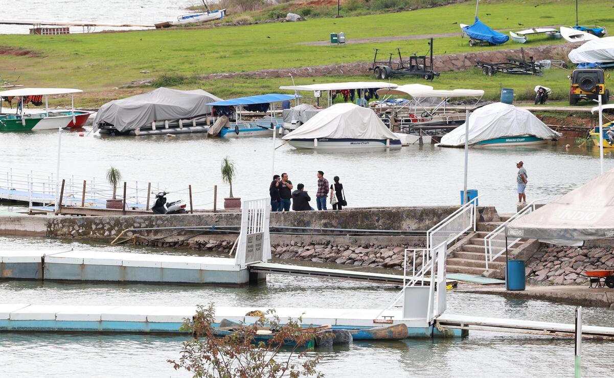 La presa Miguel Alemán en Valle de Bravo registró hasta el 30 de junio un almacenamiento del 68.2% / Foto: Alejandro Vargas