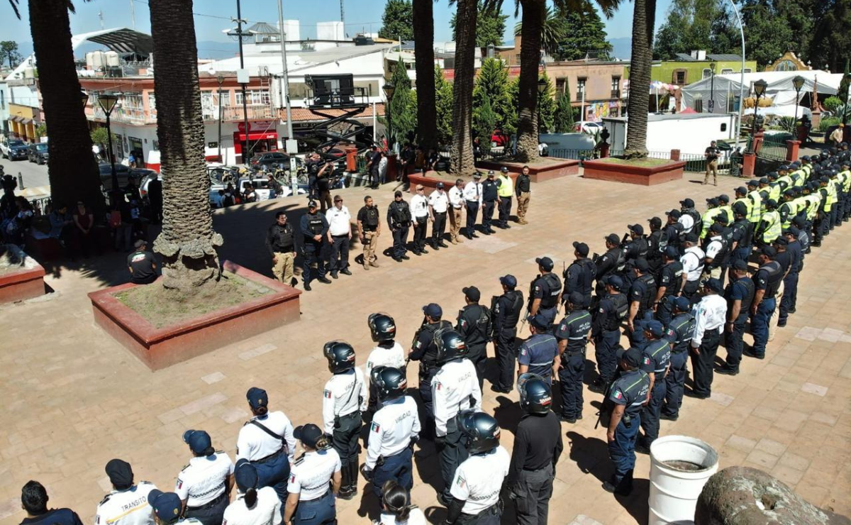 ¡Metepec en acción! Nuestras fuerzas de seguridad, con el apoyo de drones y más de 700 cámaras, cuidan cada rincón para que disfrutes unas vacaciones sin preocupaciones. Foto: Especial