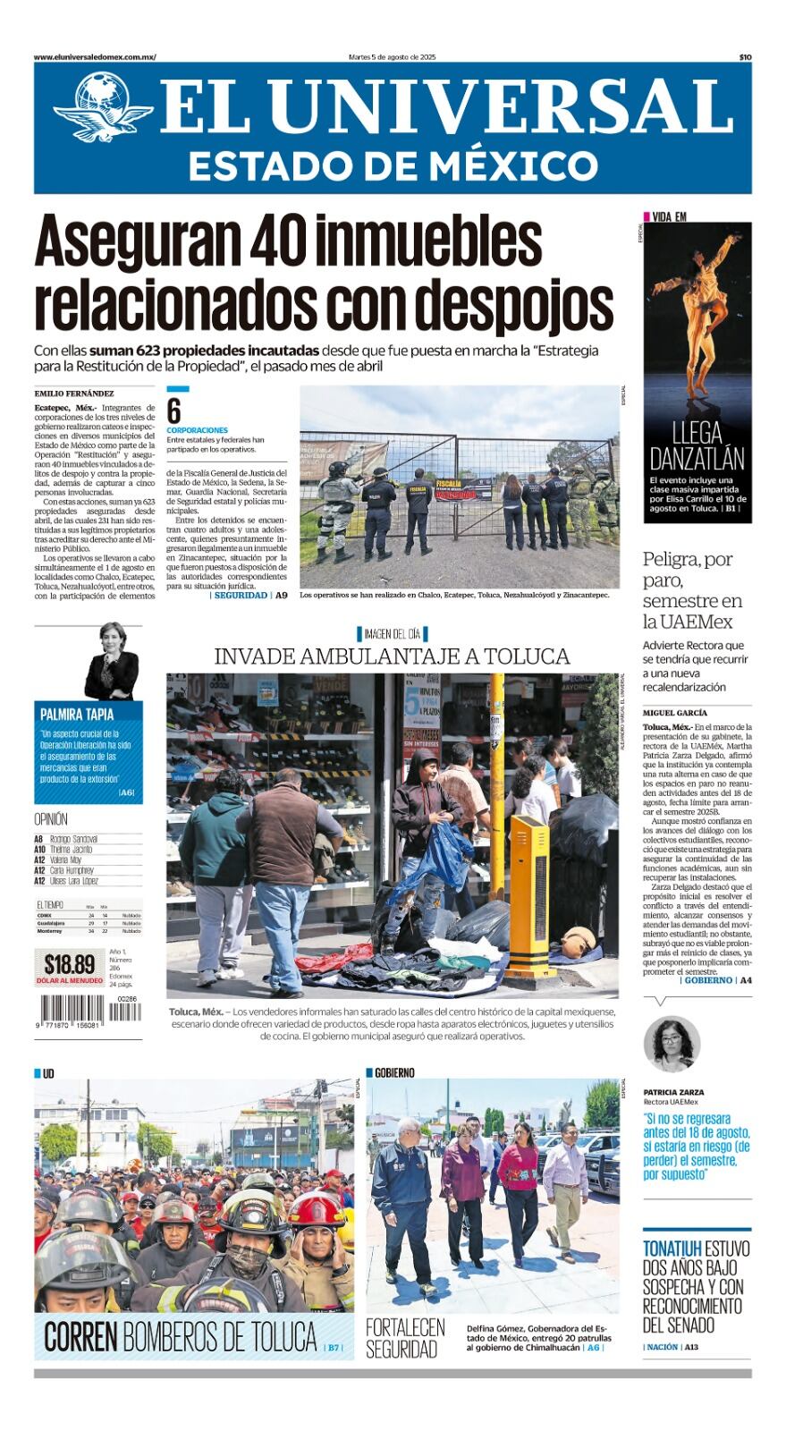 Portada 5 de agosto 2025