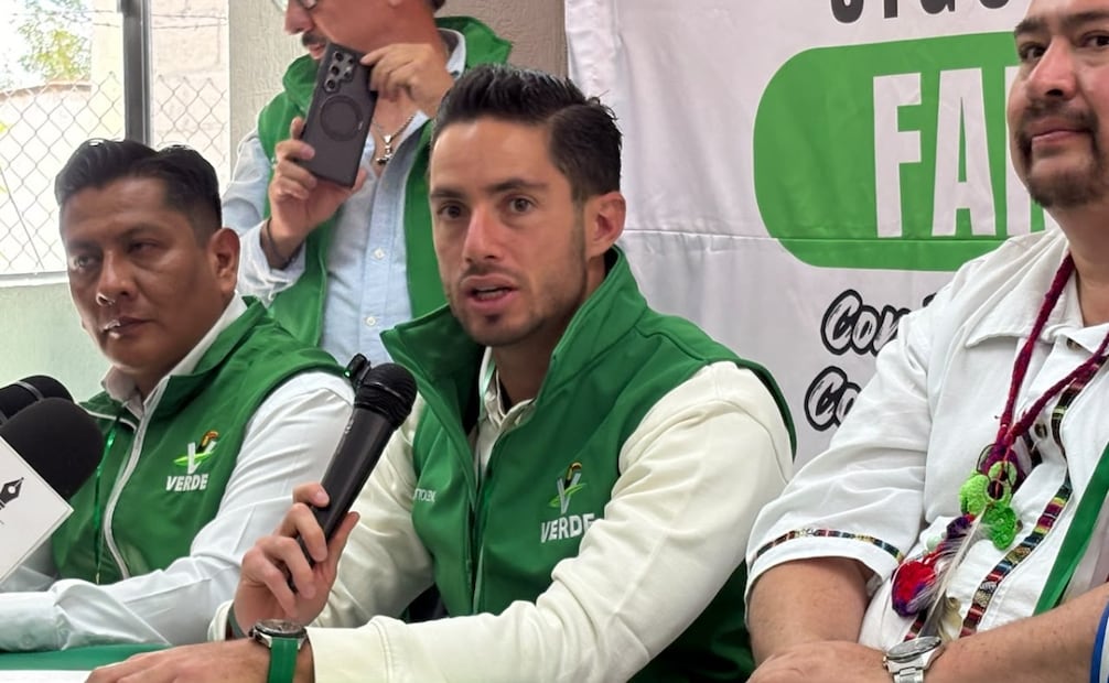 Dirigencia estatal del PVEM en Toluca anuncia nuevas medidas de selección y candados de honorabilidad para aspirantes. Foto Alejandro Vargas / El Universal