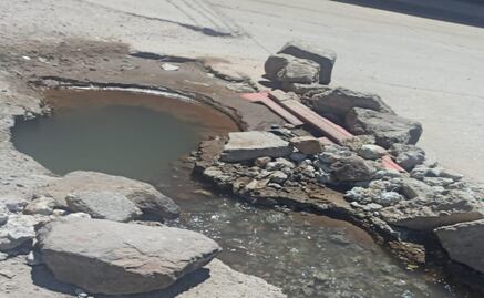 Tultitlán: Después de cinco meses de reportes, reparan fuga de agua en El Paraje Fimesa