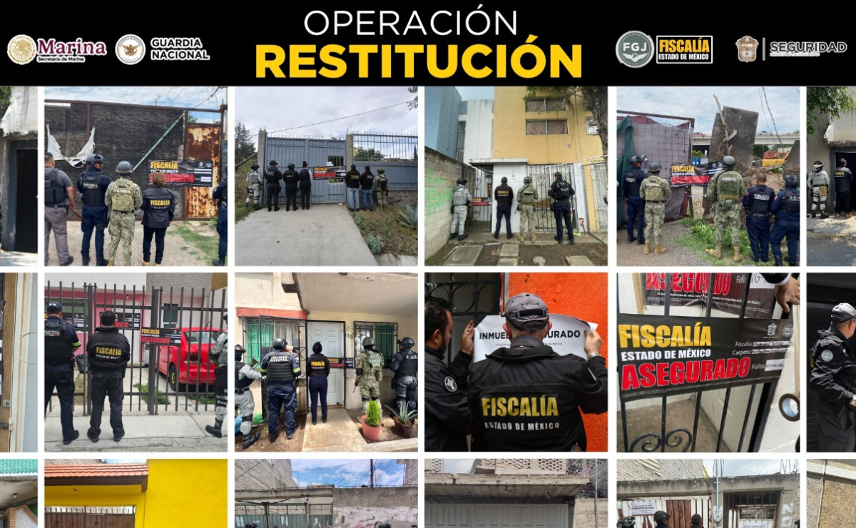 ¡59 Inmuebles De Vueltos! Operación Restitución Imparable. Foto: Especial