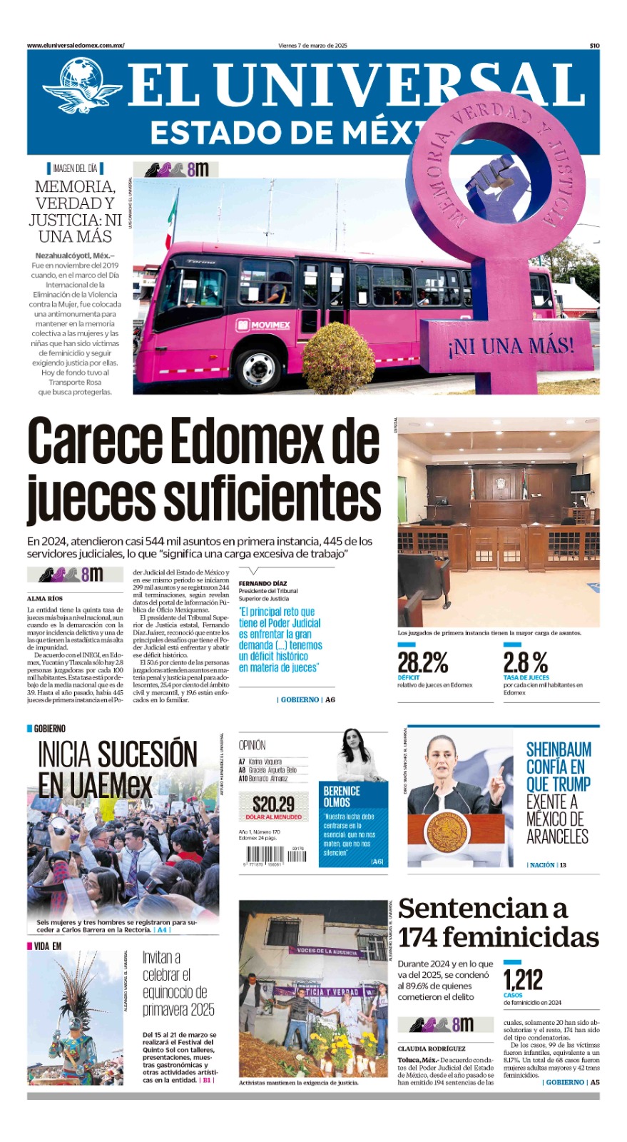 Portada 07 de marzo 2025