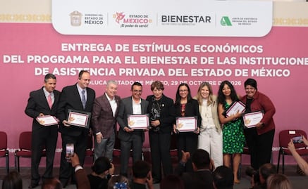 Destina gobierno mexiquense 11.5 mdp en favor de 47 IAP