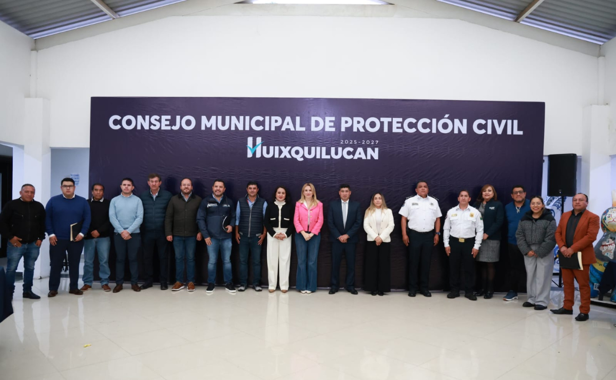 La alcaldesa Romina Contreras activa el plan de Protección Civil y la "Huixqui Brigada" para enfrentar la temporada de lluvias. Foto: Especial