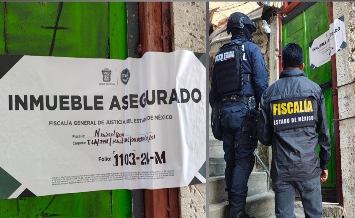 Un inmueble fue asegurado durante el cateo en el municipio del Edomex / Foto: Especial