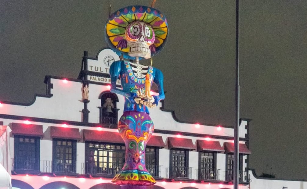La banda sinfónica acompañó las actividades musicales de las festividades de Día de Muertos. Foto especial