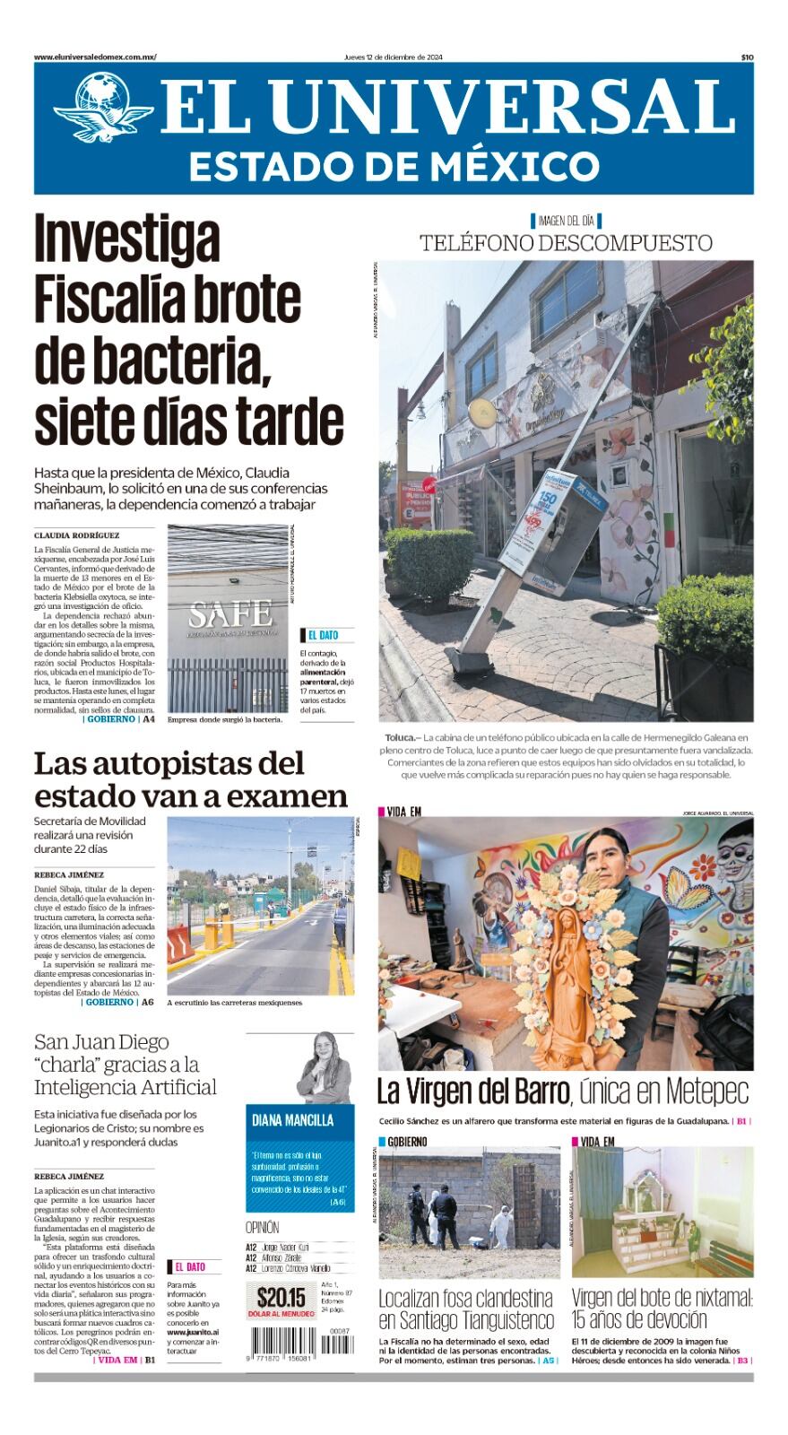 Portada Edomex 12 de diciembre