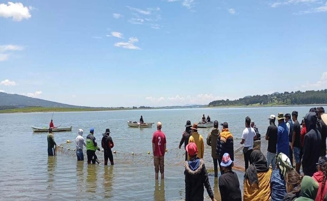 Los jóvenes pescaban en la presa / Foto Especial