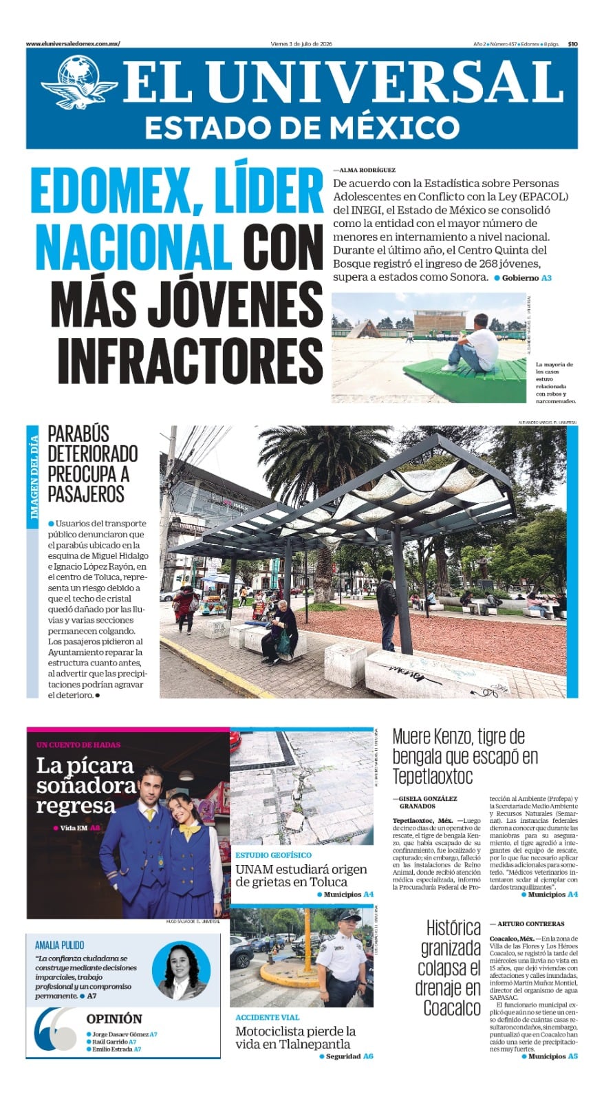 Portada 03 de julio de 2026