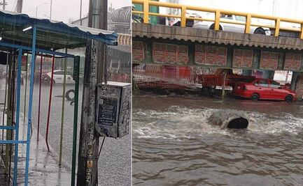 Tormenta inunda puntos clave de Los Reyes La Paz; OPDAPAS desaloja el agua