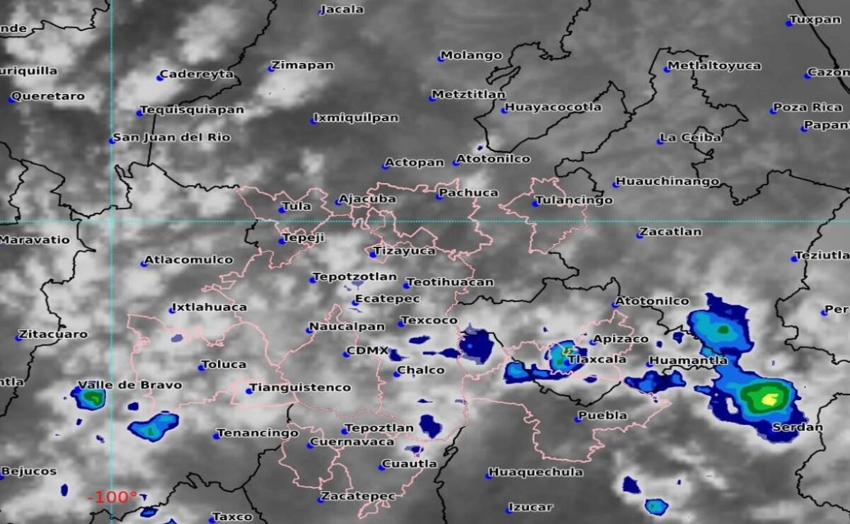 Edomex: Se prevé ambiente cálido, cielo medio nublado a nublado con chubascos