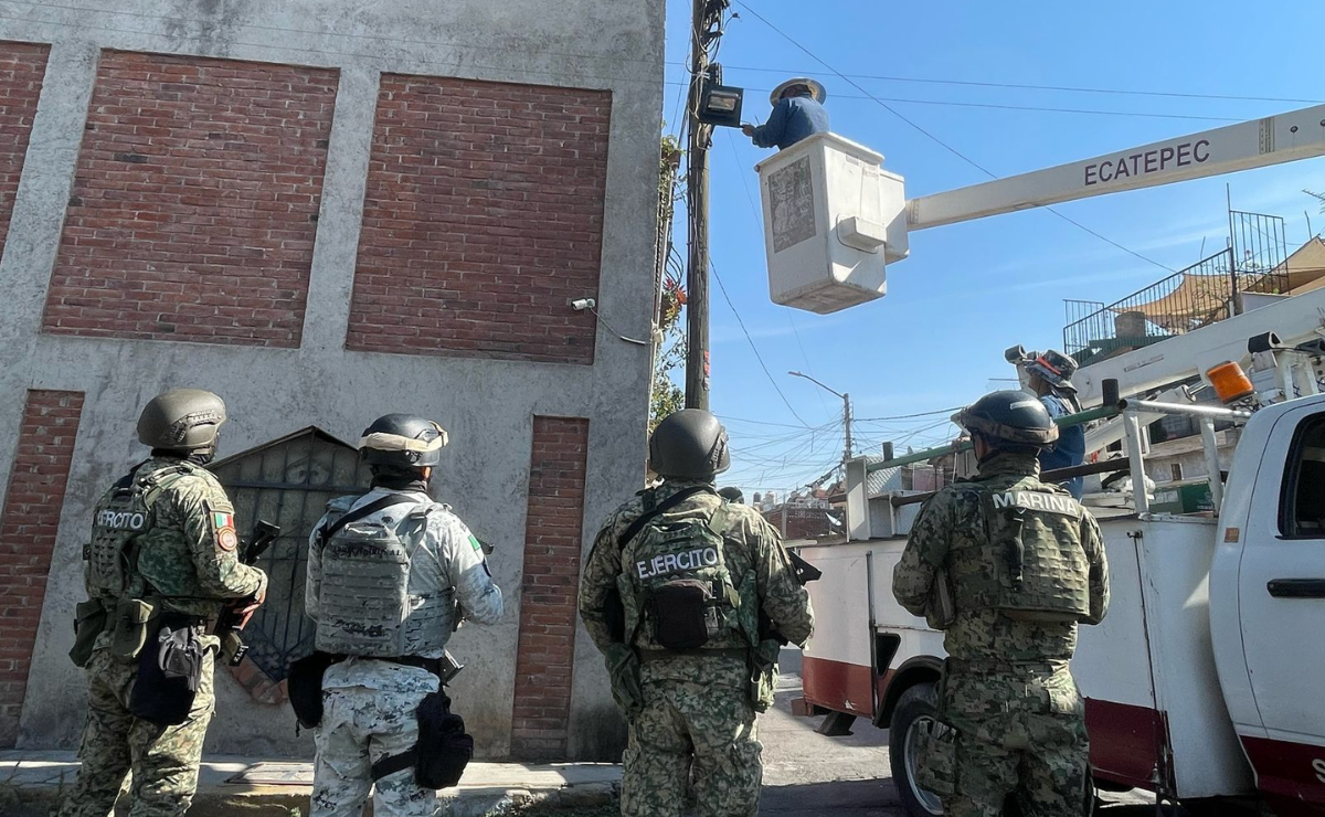 Lucha contra el crimen organizado: Ecatepec limpia sus calles de cámaras ilegales. Foto: Especial